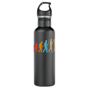 Funny Retro Evolution of man Golf, Golfers and Gol 710 Ml Water Bottle