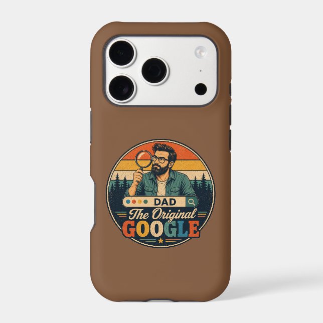 Funny Retro Father’s Day iPhone Case (Back)