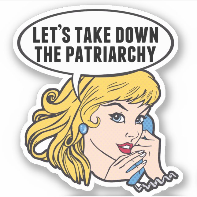 Funny Retro Feminist Pop Art Anti Patriarchy (Front)