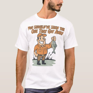 Funny Retro Fisherman One That Got Away T-Shirt