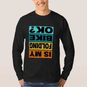 Funny Retro Folding Bike Travel For Men Women Kids T-Shirt