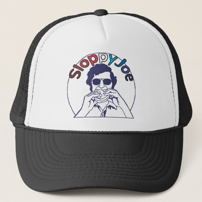 Funny Retro Funky Sloppy Joe joke Trucker Hat (Front)
