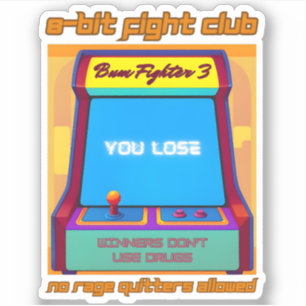 Funny Retro Gaming 80s Arcade 8-Bit Gamer Humour