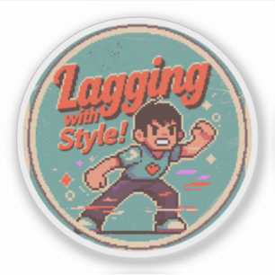 Funny Retro Gaming Design – Lagging with Style!