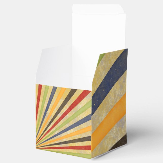 Funny Retro Grunge Rays + your idea Favour Box (Opened)
