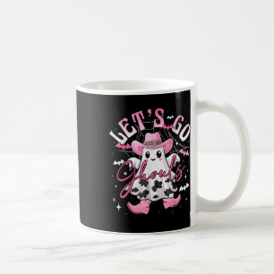 Funny Retro Halloween Let’s Go Ghouls Western Cowg Coffee Mug