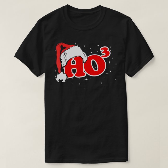 Funny, Retro, Ho3, Christmas, Santa Where My Hos A T-Shirt (Design Front)