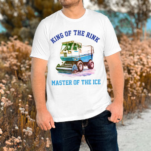 Funny Retro Hockey Ice Resurfacer King of the Rink T-Shirt