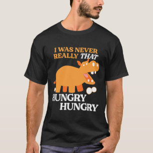 Funny Retro Hungry Board Game Hippopotamus Eating T-Shirt