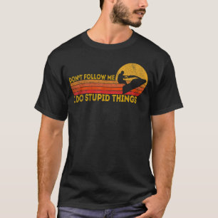 Funny Retro Jet Ski Jetski Jet skier Vintage boy T-Shirt