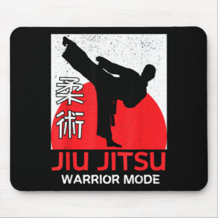Funny Retro Jiu Jitsu For Men Women Brazilian Jiu Mouse Pad