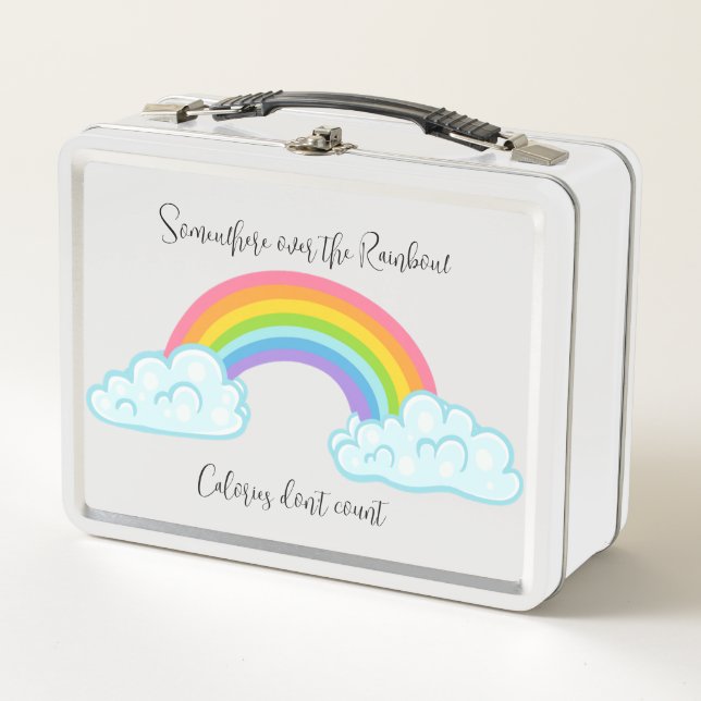 Funny Retro Metal Lunchbox (Front)