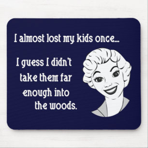Funny Retro Mum Mousepad