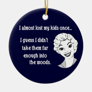 Funny Retro Mum Ornament