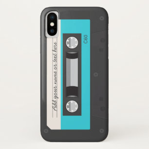Funny Retro Music Cassette Tape iPhone X Case