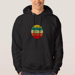 Funny Retro Non Outdoorsy Sarcastic Joke Drinking Hoodie