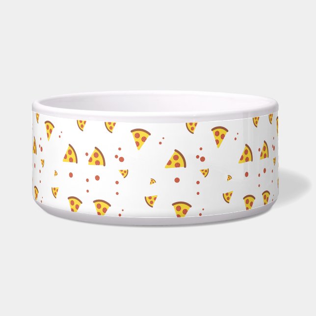 Funny Retro Pepperoni Pizza Minimalist Pattern (Front)