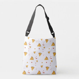 Funny Retro Pepperoni Pizza Minimalist Pattern Crossbody Bag