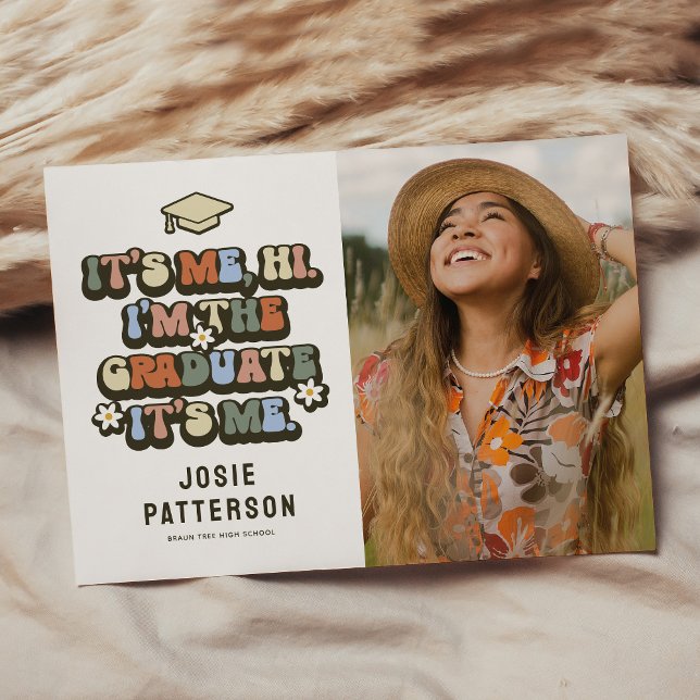 Funny Retro Photo Graduation Announcement (Creator Uploaded)