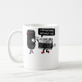 Funny Retro Photographer Illustration Funny Photog Coffee Mug
