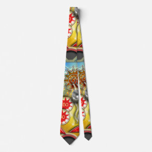 Funny Retro Pinball Machine Tie