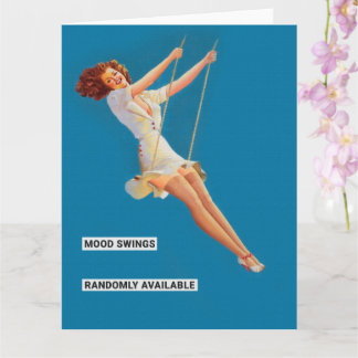 Funny Retro Pinup  Card