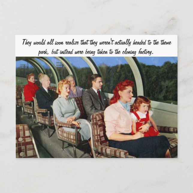 Funny Retro Postcard (Front)