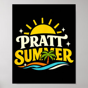 Funny retro pratt summer california political poster