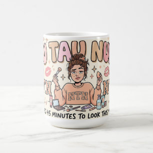 Funny Retro SDT Sorority Makeup Coffee Mug
