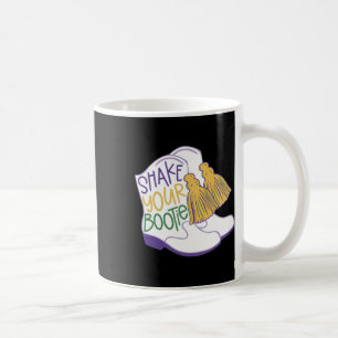 Funny Retro Shake Your Bootie Mardi Gras Costume N Coffee Mug