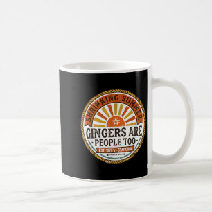 Funny Retro Shrinking Summer Gingers are People Coffee Mug