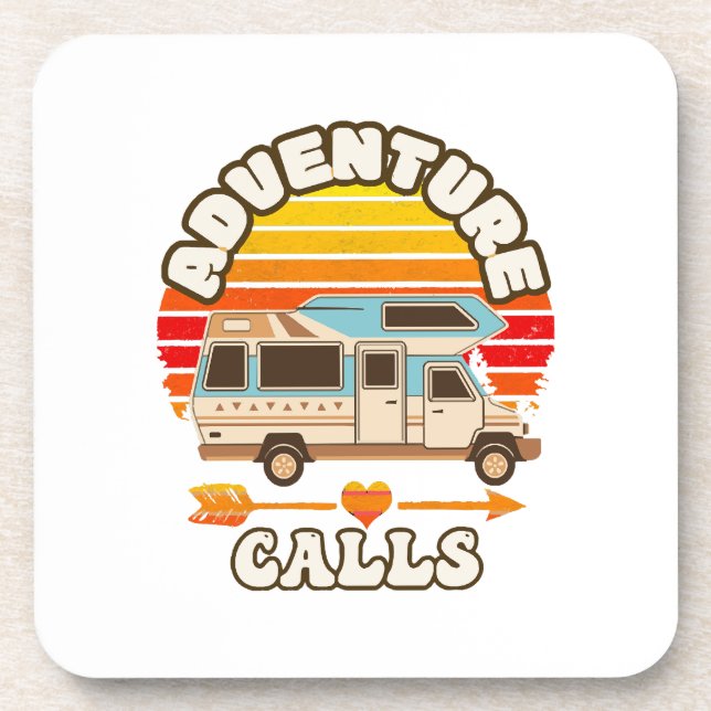  Funny Retro St Patricks Day - Camp Shenanigans Co Coaster (Front)