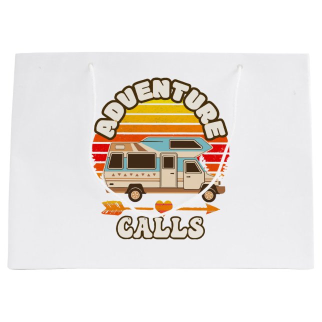  Funny Retro St Patricks Day - Camp Shenanigans Co Large Gift Bag (Front)