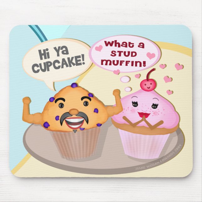 Funny Retro Sweet Talk Mousepad (Front)