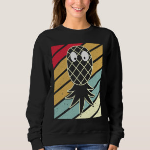Funny Retro Swinger Upside Down Pineapple Men Wome Sweatshirt