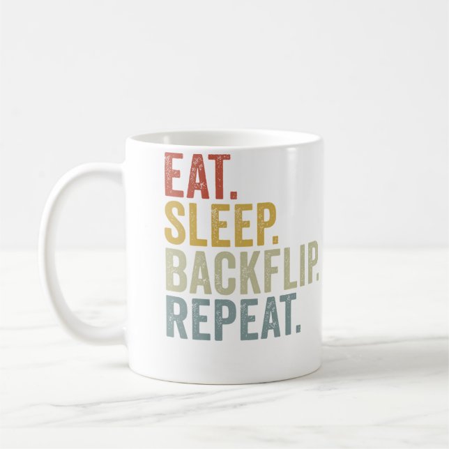 Funny Retro Tricking Coffee Mug (Left)