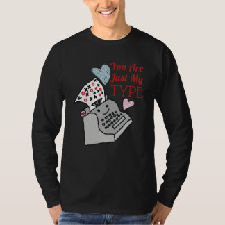 Funny Retro Valentines Day Cute Kawaii Love Hearts T-Shirt