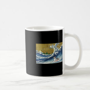 Funny Retro Vintage Surfing Wave Cardigan Merle Co Coffee Mug