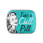 Funny Retro Woman Take a Chill Pill