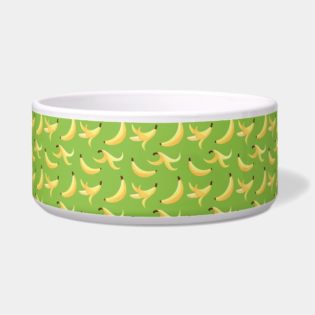 Funny Retro Yellow Banana Pattern Party Editable (Front)