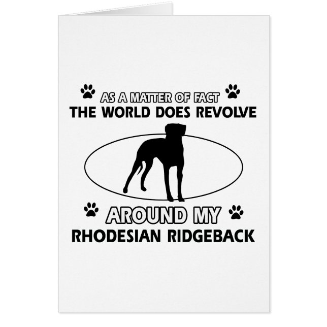 funny RHODESIAN RIDGEBACK designs (Front)