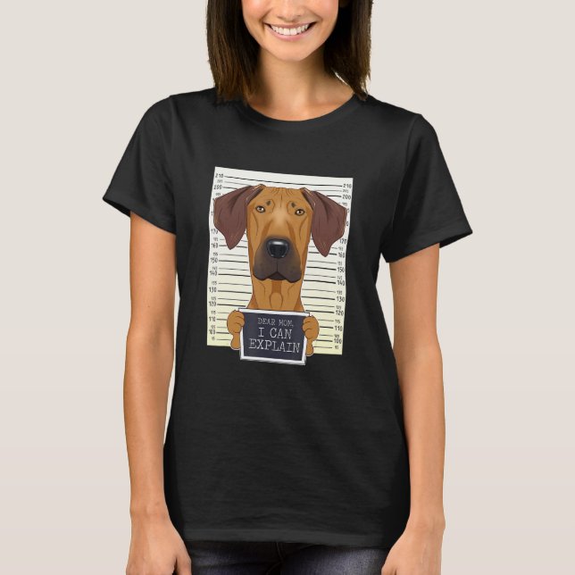 Funny Rhodesian Ridgeback Mum I Rhodesian Ridgebac T-Shirt (Front)