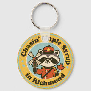 Funny Richmond Gift for Maple Lovers Key Ring