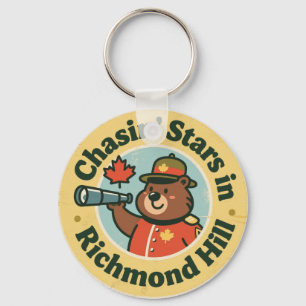 Funny Richmond Hill Stargazer Bear Key Ring