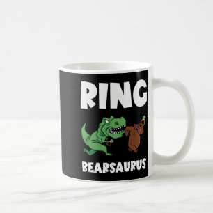 Funny Ring Bearer Security Bear Dino Wedding Party Coffee Mug