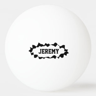 Funny ripped hole ping pong balls with custom name