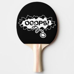 Funny ripped hole table tennis ping pong paddles