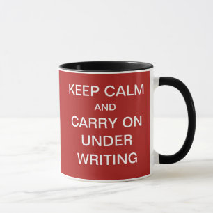 Funny Risks Underwriting Quote Underwriter Joke Mug