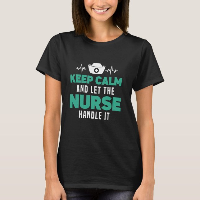 Funny RN Nurse Practitioner T-Shirt (Front)