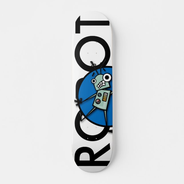 FUNNY ROBOT GRAPHIC SKATEBOARD (Front)
